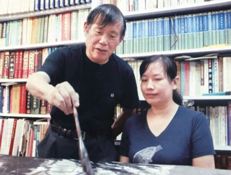 台湾中国艺术协会创会会长于百龄大师为《书画市场报》题贺