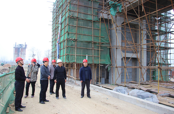 淮北市水务局局长徐涛调研督查濉溪县水利重点工程建设情况