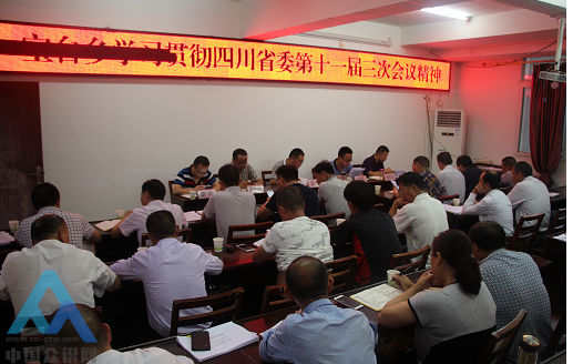 四川阆中宝台乡系统学习省委第十一届三次全会精神，全力助推脱贫攻坚