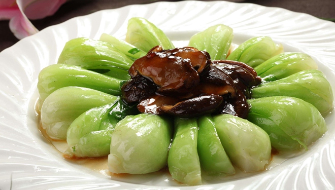 家常菜：香菇菜心的做法