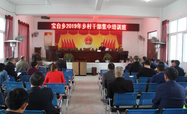 阆中宝台乡强化乡村干部集中培训，增强责任使命