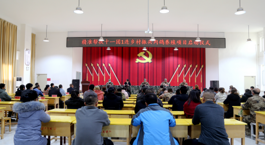 精准帮扶十一团一连乡村振兴肉鸽养殖项目签约