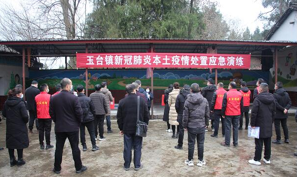 阆玉台镇开展新冠肺炎疫情处置及全员核酸检测演练
