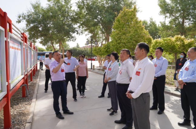 师市2022年基层党建工作现场会第一站在十一团九连召开